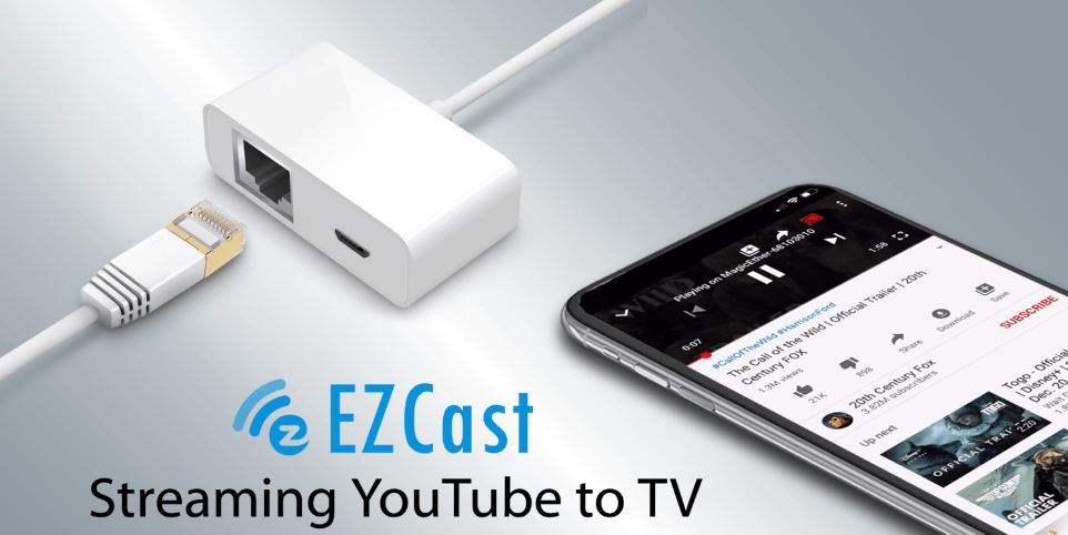 4 گام برای پخش فیلمها و ویدیوها در یوتیوب بر روی صفحه نمایش تلویزیون از طریق EZCast